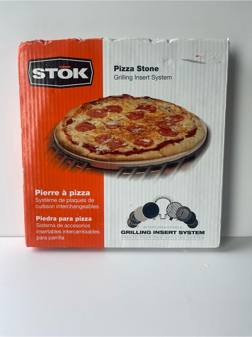 STOK 11.5in Pizza Stone Grilling Insert System SIS4000 - Brand New